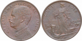 Regno d'Italia - Vittorio Emanuele III (1900-1943) - 1 centesimo "Italia su Prora" 1916 - P.953 - Cu - sfogliature di metallo al D/
BB



SHIPPIN...