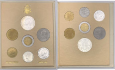 Città del Vaticano - Monetazione in Lire - Giovanni Paolo II (Karol Woityla) 1978-2005 - Set da 7 valori A VI (1984) - Metalli vari - in confezione or...