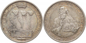 Repubblica di San Marino - Vecchia Monetazione (1864-1938) - 20 lire 1931 - Gig.2 - Ag
mBB



SHIPPING ONLY IN ITALY - SPEDIZIONE SOLO IN ITALIA
