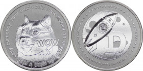 Moneta in Ag 999 (1 oncia) - raffigurante la criptovaluta "dogecoin" - Ag 999
FS



WORLDWIDE SHIPPING - SPEDIZIONE IN TUTTO IL MONDO