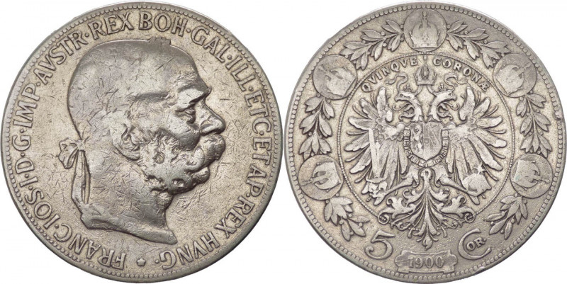 Austria - Francesco Giuseppe (1848-1916) 5 corone 1900 - KM#2807 - Ag
mMB


...