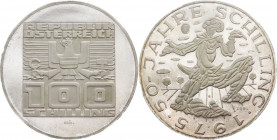 Austria - Repubblica (dal 1945) - 100 Schilling 1975 commemorativo del 50° anniversario dello scellino austriaco - KM 2925 - Ag
FDC



WORLDWIDE ...