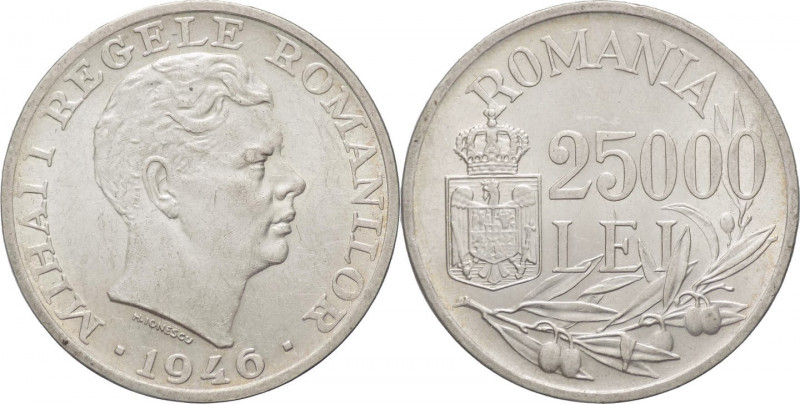 Romania - Mihai I (1927-1930, 1940-1947) - 25.000 lei 1946 - KM# 70 - Ag
qFDC
...