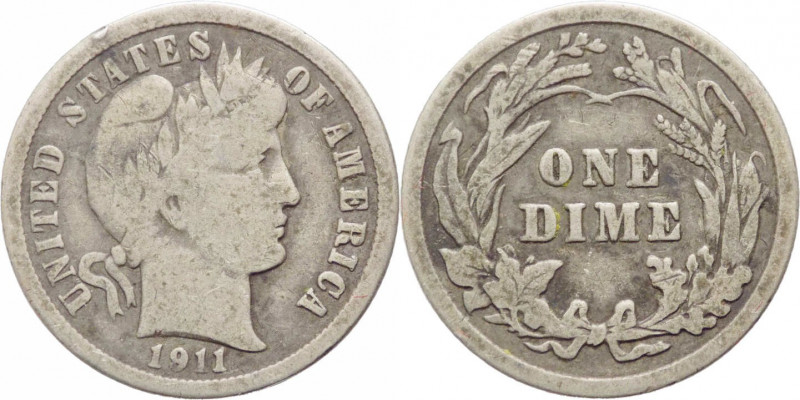 Stati Uniti d'America (dal 1776) - 1 Dime 1911 - KM 113 - Ag
qMB



SHIPPIN...