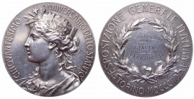 Italia, Torino, medaglia per l'Esposizione Generale Italiana, 1898; Ag. - gr. 123.76 - Ø mm61
SPL



SHIPPING ONLY IN ITALY - SPEDIZIONE SOLO IN ...