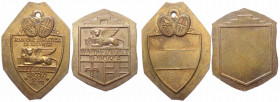 Italia, prove di stampa di due medaglie della Riunione Adriatica di Sicurtà; Ae - gr. 12,58 - Ø mm30x42
SPL



SHIPPING ONLY IN ITALY - SPEDIZION...