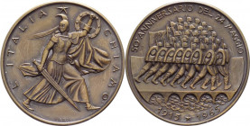 Italia - medaglia a tema emessa in occasione del 50° anniversario del "24 Maggio" - 1965 - opus Veroi - Ae - gr. 32 - Ø mm45
FDC



WORLDWIDE SHI...