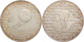 Italia - medaglia per i Campionati Mondiali di Calcio "Spagna '82" - opus Soccorsi - Ag.986 - gr. 18,03 - Ø mm35
FDC



WORLDWIDE SHIPPING - SPED...