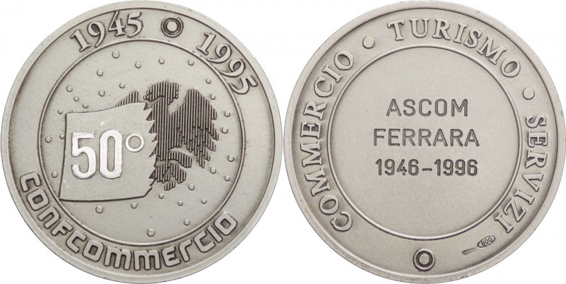 Medaglia emessa nel 1995 commemorativa del 50° anniversario della fondazione del...