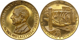 Italia - medaglia a tema Fatti non foste a viver come brvti, ma per servir virtvte e conoscenza - Premio Nobel per la Letteratvra 1959 - Salvatore Qva...