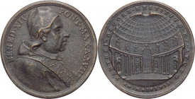 Medaglia - Benedetto XIV (Lorenzo Lambertini) 1740-1758 - A. XVII “Restauro del Pantheon” 1757 - RARA - Mazio 480 - - gr. 21,70 - Ø mm38
BB



SH...