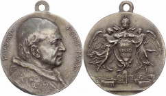 Pio XI (Achille Ratti) 1922-1939 medaglie straordinaria emessa in occasione del Giubileo del 1925 con la rappresentazione di S. Pietro e angeli - Ag -...