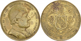 Belgio - medaglia a nome di Pio IX per il giubileo aureo - 1877 - D/ PIVS PP IX IN MEMORIAM IVBILAEI AVREI EPISC, busto di Pio IX a destra R/ IVB SAC ...