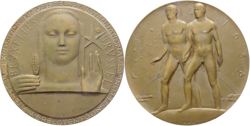 Belgio - medaglia emessa per l'Esposizione Universale di Bruxelles - 1958 - opus...