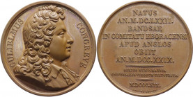 Francia - medaglia commemorativa di William Congreve (1670 -1729) drammaturgo inglese - opus Caque - 1819 - Ae - gr.45,47 - Ø mm41
FDC



SHIPPIN...