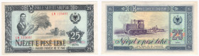 Repubblica Popolare d'Albania (1946-1976) - 25 Lek - emissione del 1976 - N°serie: LM123607 - Pick#44
FDS



WORLDWIDE SHIPPING - SPEDIZIONE IN T...