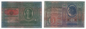 Austria - Impero Austro-Ungarico (1867-1919) 100 Kronen 1919 (old 1912) "Deutschosterreich" - N°56519 - P54a - Pieghe / Abrasioni
n.a.



SHIPPIN...