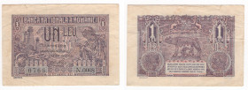 Regno di Romania - Carol II (1930-1940) - 1 leu - emissione del 28 ottobre 1937 - N°serie: 0766 N. 0068 - Pick#38a
mBB



SHIPPING ONLY IN ITALY ...