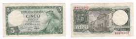 Spagna - Banca di Spagna - 5 Pesetas 1954 "Alfonso X" - N°M8071362 - P146a - Macchie / Pieghe
n.a.



WORLDWIDE SHIPPING - SPEDIZIONE IN TUTTO IL...