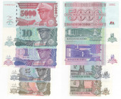 Zaire - Repubblica del Congo (1971-1997) Lotto n.5 Banconote - 1 N.Likuta emissione del 1993 - 5 N.Makuta emissione del 1993 - 1 N.Zaire emissione del...