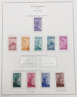 Foglio Marini Raccolta serie incompleta (manca serie 1948 VI° centenario nascita di Santa Caterina da Siena) di francobolli Italia - foglio n. BIS 10...
