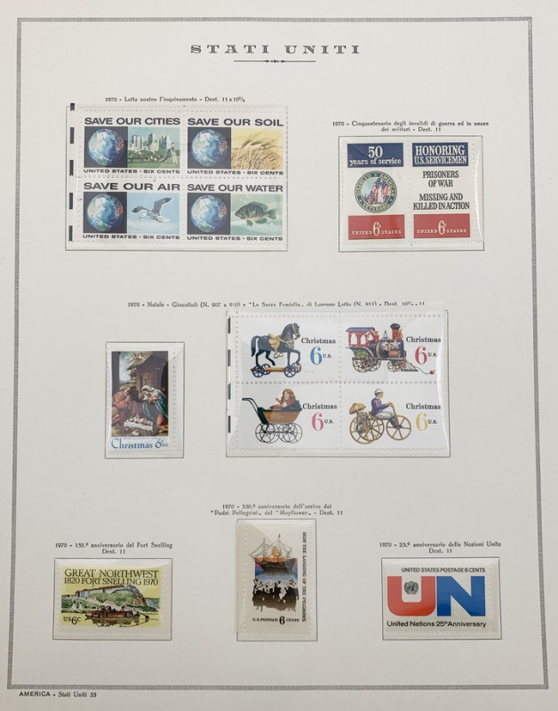 Foglio Marini Raccolta serie completa di francobolli USA - foglio n.55
n.a.

...