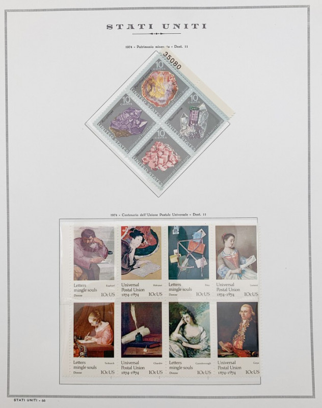 Foglio Marini Raccolta serie completa di francobolli USA - foglio n.66
n.a.

...
