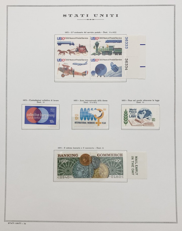 Foglio Marini Raccolta serie completa di francobolli USA - foglio n.70
n.a.

...