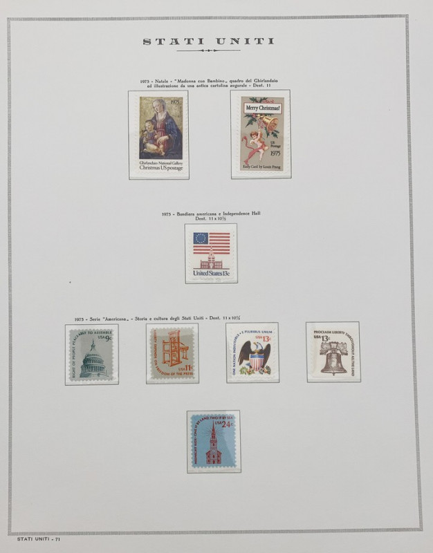 Foglio Marini Raccolta serie completa di francobolli USA - foglio n.71
n.a.

...