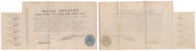 Regno Due Sicilie - Reali Finanze - buono da 100 franchi - 20.10.1860
n.a.



SHIPPING ONLY IN ITALY - SPEDIZIONE SOLO IN ITALIA
