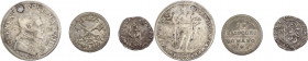 Zecche Italiane- Lotto n.3 monete composto da: Venezia, Giovanni Dolfin (1356-1361) Soldino con leone rampante (BB+ ; gr.0,53) - St.Pontificio, Clemen...