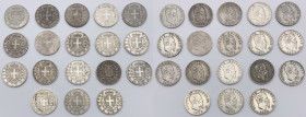 Regno d'Italia - Lotto n.20 monete emesse da Vittorio Emanuele II (1861-1878) n.1 da 5 Lire 1870, Zecca di Milano - n.1 da 5 Lire 1871, Zecca di Milan...