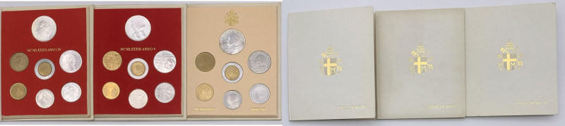 Città del Vaticano - Giovanni Paolo II, Wojtila (1978-2005) - lotto di 3 divisio...