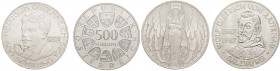 Austria - Repubblica (dal 1945) - lotto di 2 monete da 500 scellini 1987 (Von Raitenau) e 500 scellini 1989 (Moser) - Ag
med.qFDC



WORLDWIDE SH...