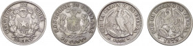 Cile - Repubblica (dal 1818) - lotto di 2 monete da 20 centavos 1866 e 1879 - Ag
med.BB



SHIPPING ONLY IN ITALY - SPEDIZIONE SOLO IN ITALIA