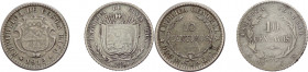 Costa Rica - Prima Repubblica (1848-1948) - lotto di 2 monete da 10 centesimi 1887 e 1912 - Ag
med.BB



SHIPPING ONLY IN ITALY - SPEDIZIONE SOLO...