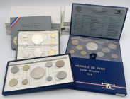Francia - Lotto 11 divisionali "Monnaie De Paris": 1970, 1974, 1975, 1977, 1978, 1979, 1980, 1981 - metalli vari
FDC



WORLDWIDE SHIPPING - SPED...