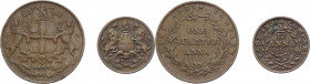 India Britannica - Compagnia delle Indie Orientali - lotto di 2 monete da 1/4 di anna 1858 e 1/12 di anna 1835- Ae
med.mBB



SHIPPING ONLY IN IT...