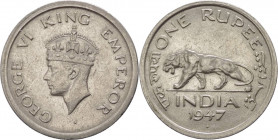 India Britannica - Giorgio VI (1936-1952) - lotto di 2 monete da 1 rupia 1940 e 1947 - metalli vari
med.mBB



SHIPPING ONLY IN ITALY - SPEDIZION...