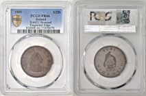 IRELAND George III (1760-1820) Half penny 1805 bronze Gr.7,64 Spink 6621; KM#147. PCGS PR66 (n.826840.66/33000679). Rare.