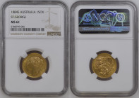 AUSTRALIA Victoria (1837-1901) Sovereign 1884S gold Gr.7,99 "SIDNEY". Marsh 121; Spink 3858E. NGC MS61 (n.5788799-006). Rare. (Mintage 1595000). St.Ge...