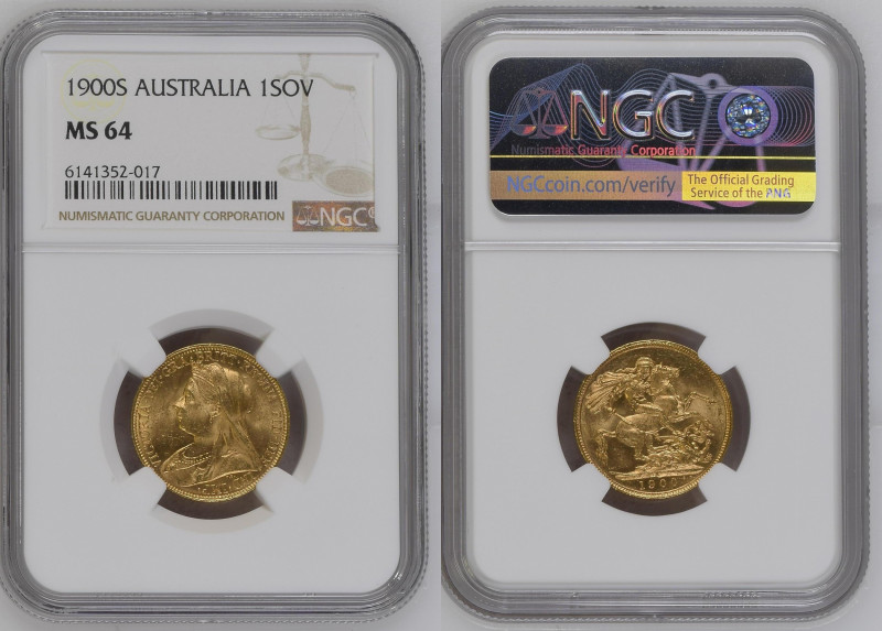 AUSTRALIA Victoria (1837-1901) Sovereign 1900S gold Gr.7,99 "SIDNEY". Marsh 169;...