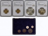 SOUTH AFRICA George VI (1936-1952) Proof set 1952 "PRETORIA" 11 coins from 1 Pounds to 1 Penny (Pound PF67 (n.5788799-001) – Half Pound PF67 (n.578879...