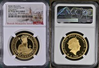 GREAT BRITAIN Elizabeth II (1952-Present) 100 Pounds 2022 “British Monarch Series” gold Gr.31,1. NGC PF70 ULTRA CAMEO TOP GRADE (n.6550022-033). (Mint...