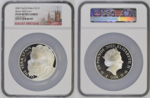 GREAT BRITAIN Elizabeth II (1952-Present) 10 Pounds 2022 silver Gr.155,55. NGC PF69 ULTRA CAMEO TOP GRADE (n.5789339-001). (Mintage 240). Dame Vera Ly...