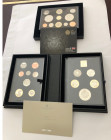 GREAT BRITAIN Elizabeth II (1952-Present) 2008 United Kingdom Proof Coin Collection 11 Coins and 2021 United Kingdom Proof Coin Set 14 Coins.