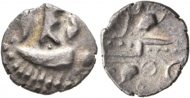 BRITAIN. Durotriges. Uninscribed, circa 65 BC-AD 45. Unit (Silver, 12 mm, 0.79 g...