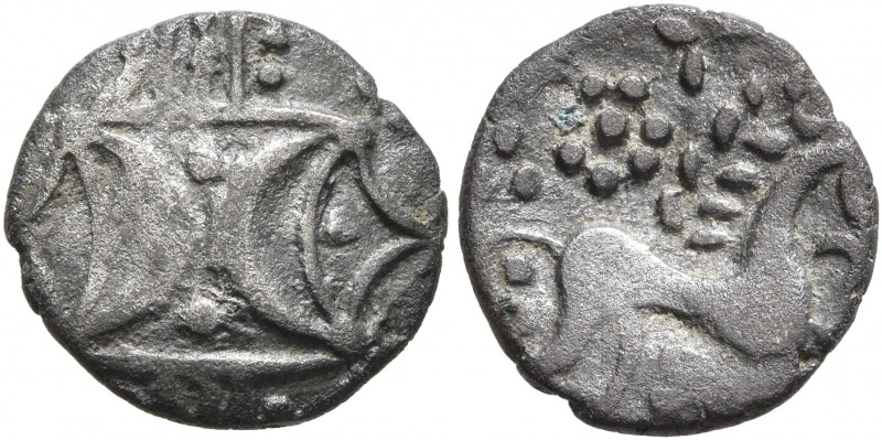 BRITAIN. Iceni. Anted, circa AD 1-25. Unit (Silver, 13 mm, 1.00 g, 12 h). Two op...