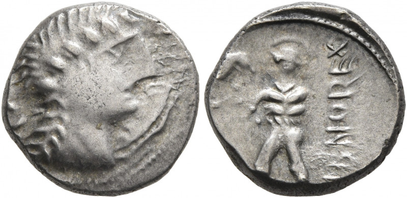 CENTRAL GAUL. Aedui. 50-30 BC. Quinarius (Silver, 13 mm, 1.94 g, 7 h), Dubnocove...