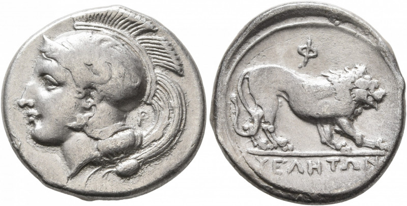 LUCANIA. Velia. Circa 334-300 BC. Didrachm or Nomos (Silver, 22 mm, 7.59 g, 2 h)...